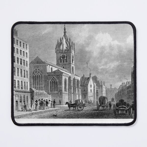 Item preview, St. Giles Cathedral, Edinburgh, vintage engraving from 1829 designed and sold by IconArchive.