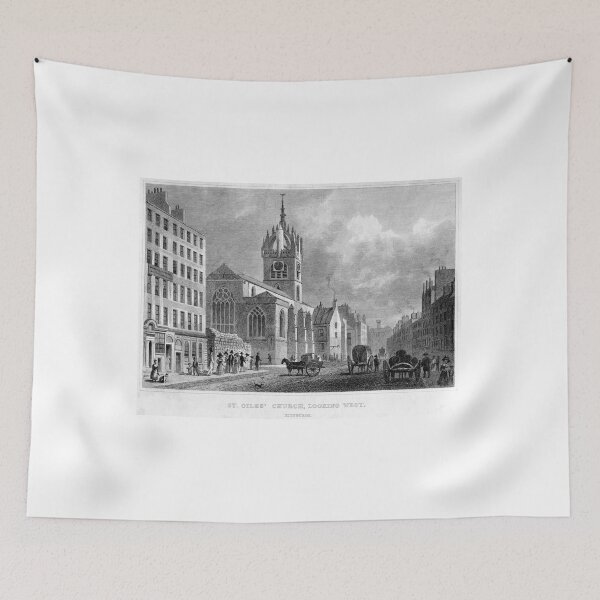 Item preview, St. Giles Cathedral, Edinburgh, vintage engraving from 1829 designed and sold by IconArchive.