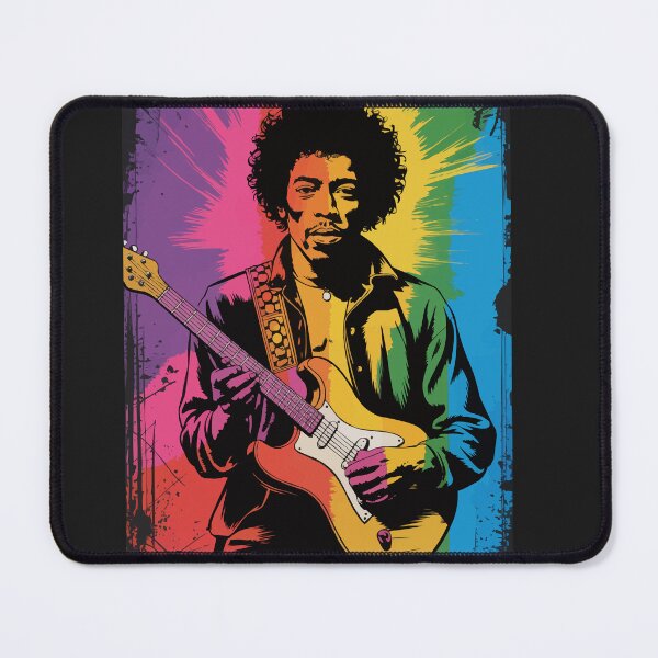 Item preview, Jimmy Hendrix Stumming His Guitar designed and sold by Ketique.