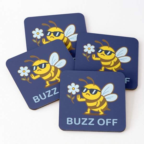 Item preview, Buzz Off – Funny Attitude Insect  designed and sold by LadyInEverGreen.