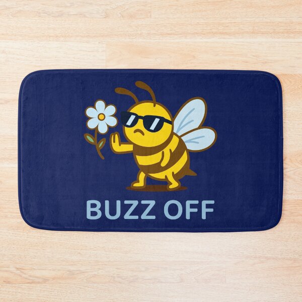 Item preview, Buzz Off – Funny Attitude Insect  designed and sold by LadyInEverGreen.