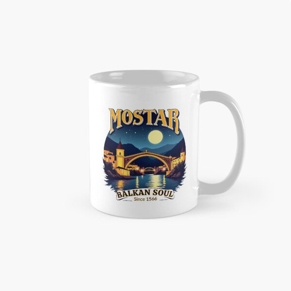 Item preview, Mostar Stari Most – Balkan Soul Night View Design designed and sold by Timeless Design.