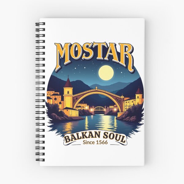 Item preview, Mostar Stari Most – Balkan Soul Night View Design designed and sold by Timeless Design.