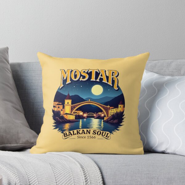 Item preview, Mostar Stari Most – Balkan Soul Night View Design designed and sold by Timeless Design.