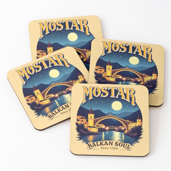 Item preview, Mostar Stari Most – Balkan Soul Night View Design designed and sold by Timeless Design.