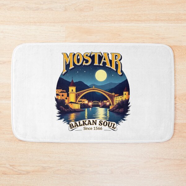 Item preview, Mostar Stari Most – Balkan Soul Night View Design designed and sold by Timeless Design.