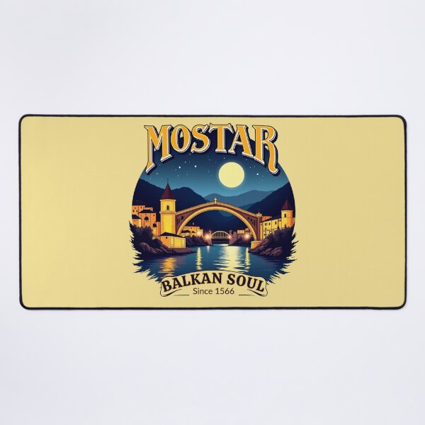 Item preview, Mostar Stari Most – Balkan Soul Night View Design designed and sold by Timeless Design.