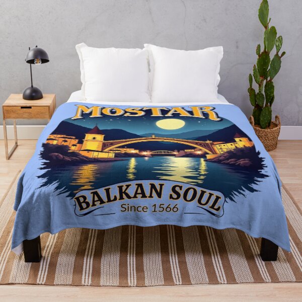 Item preview, Mostar Stari Most – Balkan Soul Night View Design designed and sold by Timeless Design.
