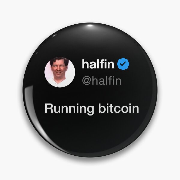 Item preview, Hal Finney Running Bitcoin designed and sold by CyberRex.