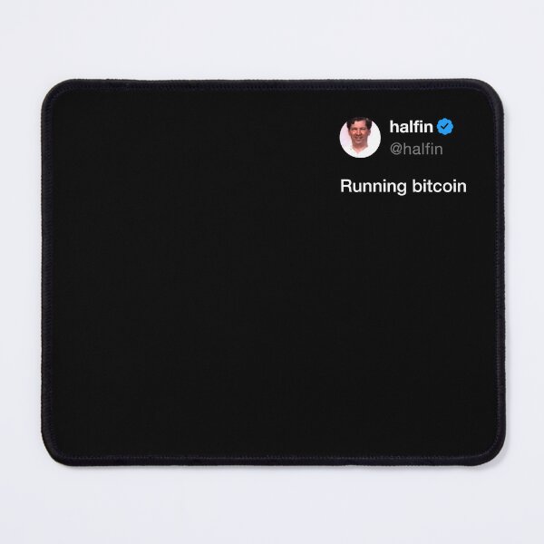 Item preview, Hal Finney Running Bitcoin designed and sold by CyberRex.