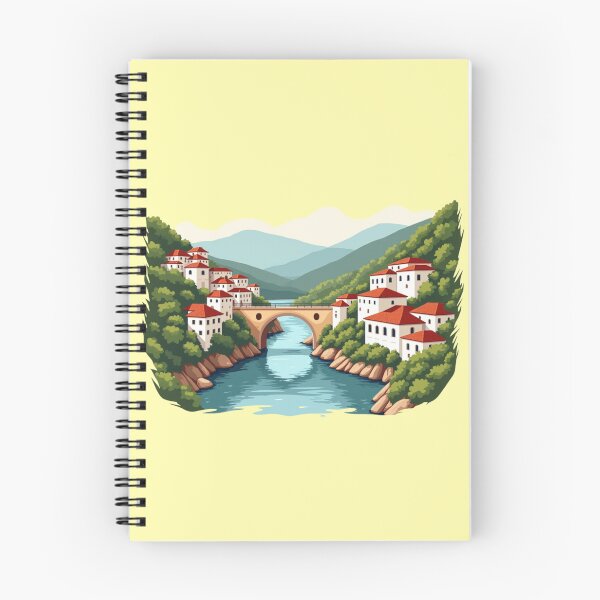 Item preview, Berat – Mangalem & Gorica United by the Bridge designed and sold by Timeless Design.