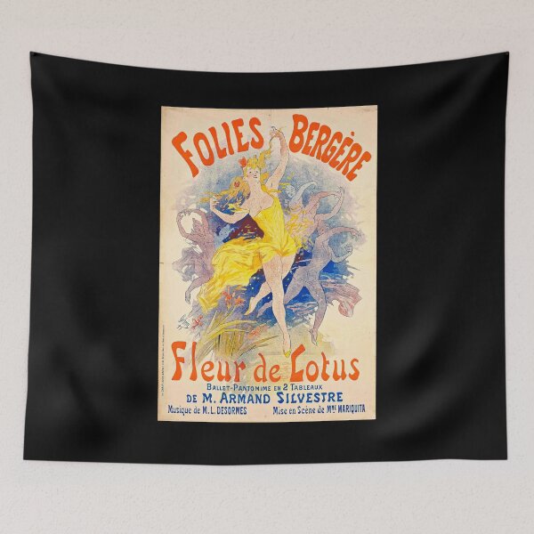 Item preview, Vintage poster for Folies Bergere designed and sold by stevepaint.