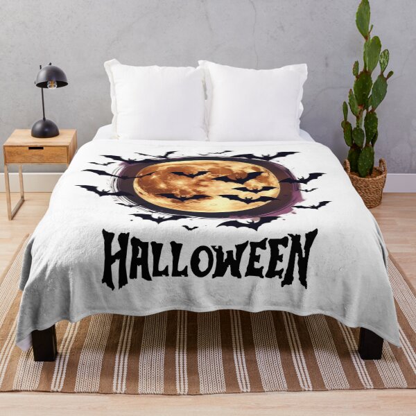 Item preview, Halloween Bats Flying Full Moon designed and sold by RainyShop32.