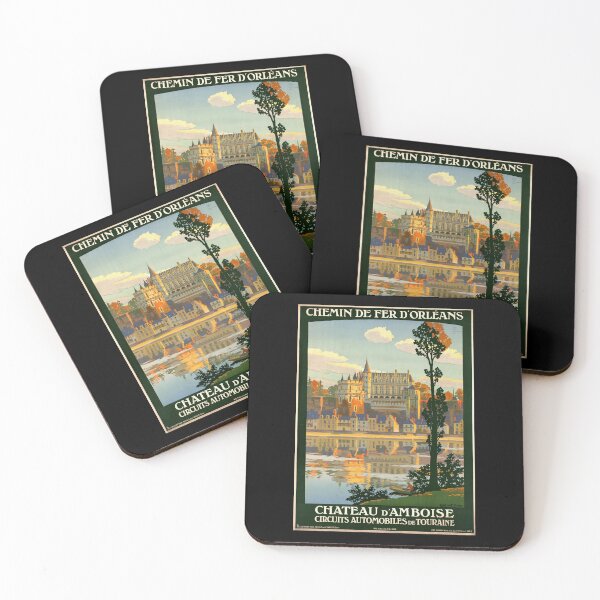 Item preview, Vintage 1922 Travel Poster | Chemin de Fer d'Orléans | Château d'Amboise | Touraine Region Art Deco Print | Constant Duval Art designed and sold by artofuniverse.