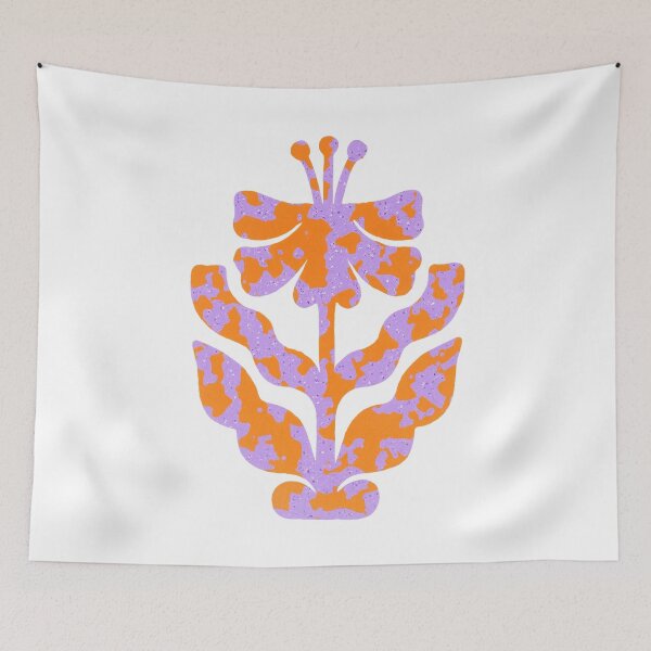Item preview, Butterfly Flower Folk Art designed and sold by Kemsanli.