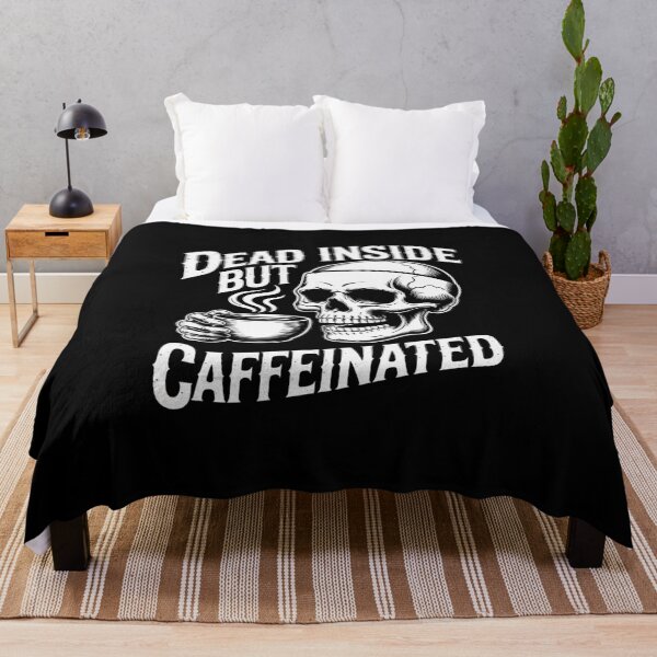 Item preview, Dead Inside But Caffeinated designed and sold by ArtVibeLab1.