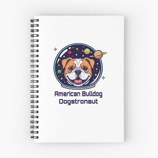 Item preview, American Bulldog Dogstronaut – Cute Space Dog  designed and sold by The Real Life Symphony.