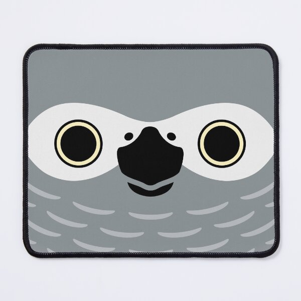 Item preview, The face of a African Grey Parrot designed and sold by INKOYADO.