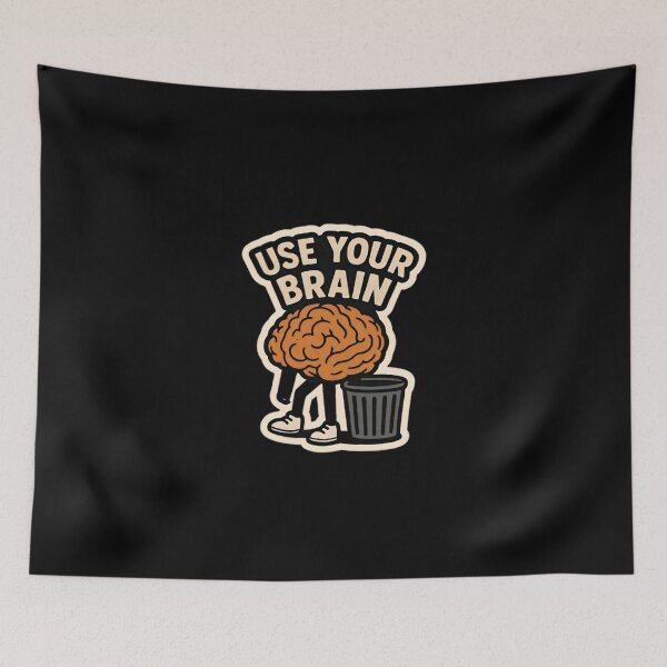 Item preview, Brain Dump Humor – Use It Smart designed and sold by Amr Siam.