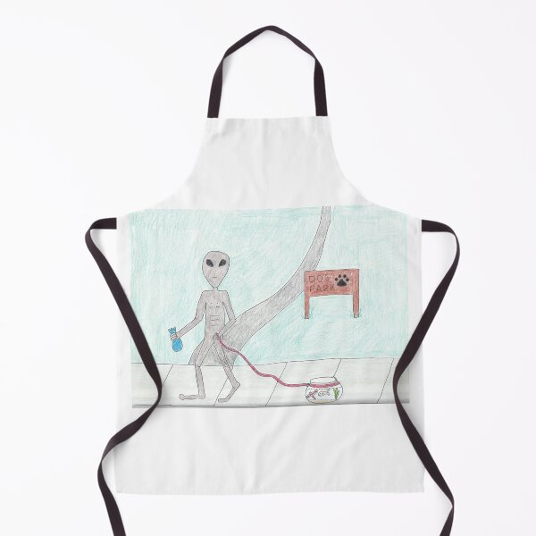 Item preview, Alien Dog Park Misunderstanding designed and sold by Cute Little Alien Designs.