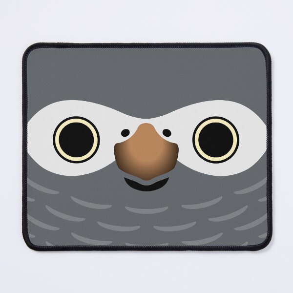Item preview, The face of a Timneh African Grey Parrot designed and sold by INKOYADO.