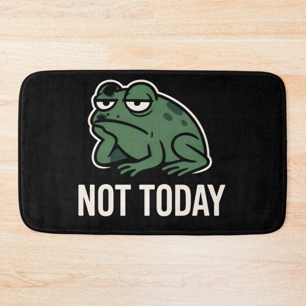 Item preview, Tired Frog Mood – Not Today Energy designed and sold by Amr Siam.