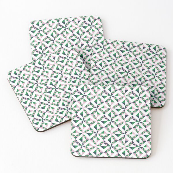 Item preview, Modern Geometric Pattern in Pink and Green, seamless pattern, print, paper  designed and sold by Nakhorn.