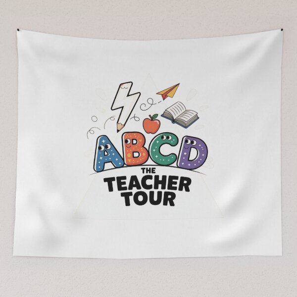 Item preview, ABCD Back To School Tour Teacher  designed and sold by BHMARTS.