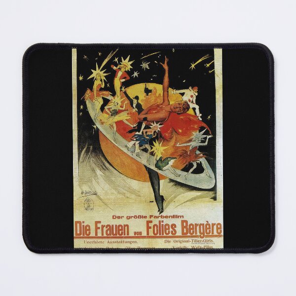 Item preview, Vintage German poster for Folies Bergere designed and sold by stevepaint.