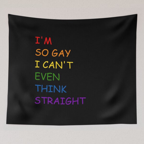 Item preview, I'm so gay designed and sold by kailukask.