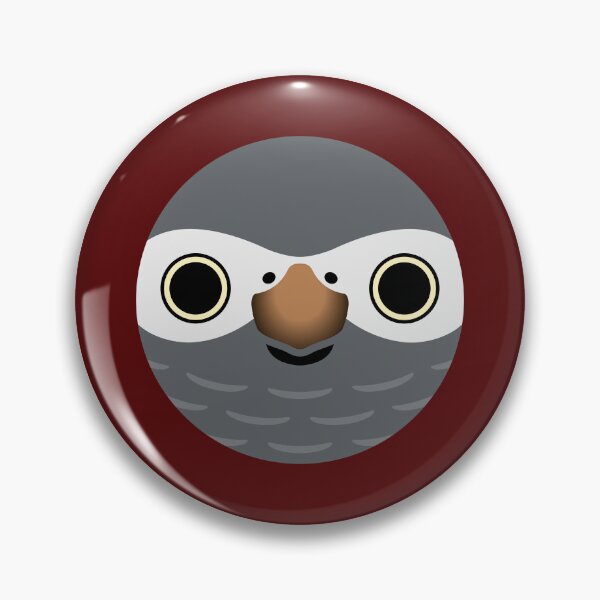 Item preview, The face of a Timneh African Grey Parrot designed and sold by INKOYADO.