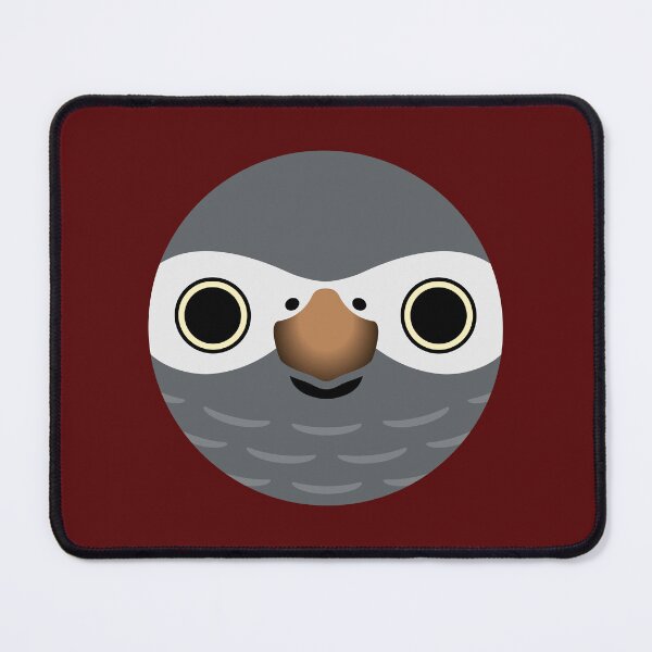 Item preview, The face of a Timneh African Grey Parrot designed and sold by INKOYADO.