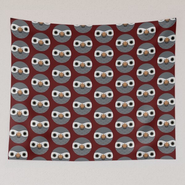 Item preview, The face of a Timneh African Grey Parrot designed and sold by INKOYADO.