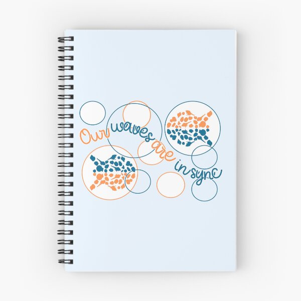 Item preview, Our waves are in sync - funny beach designed and sold by mariya-ivanova.