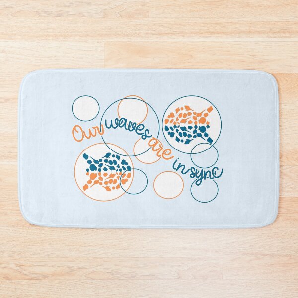 Item preview, Our waves are in sync - funny beach designed and sold by mariya-ivanova.
