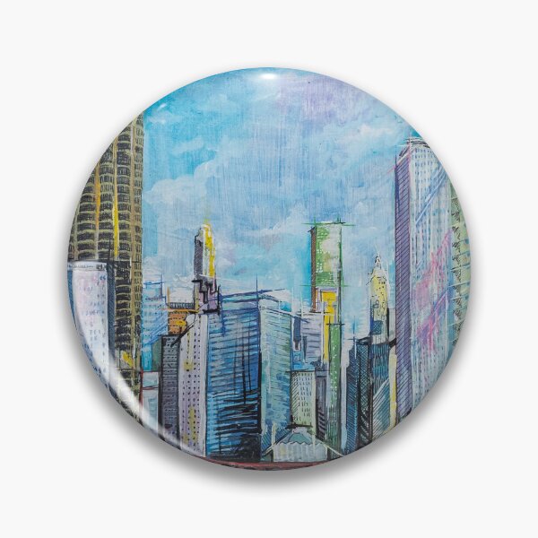 Item preview, River North designed and sold by AlonzoFineArt.