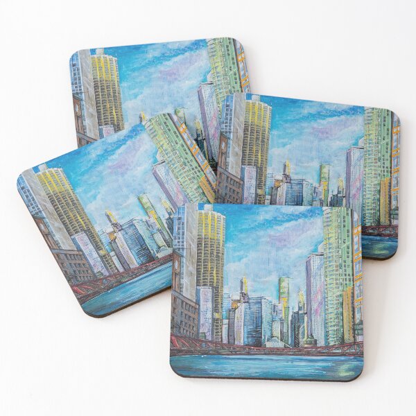 Item preview, River North designed and sold by AlonzoFineArt.