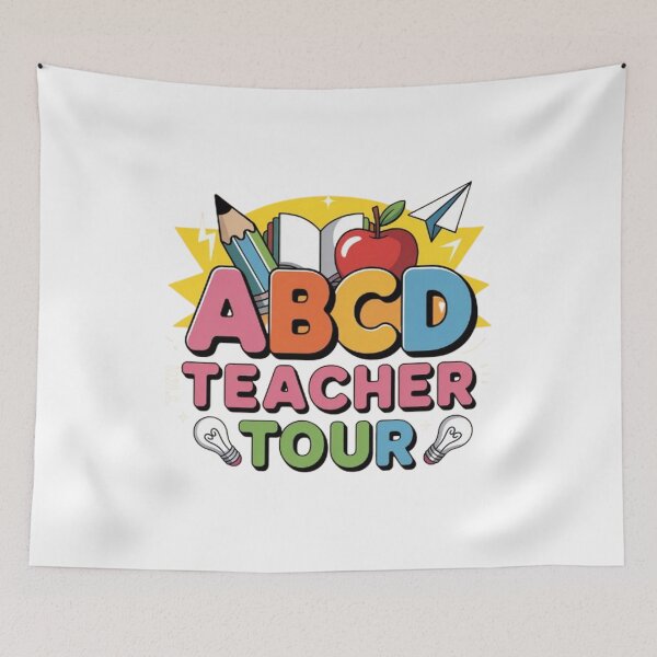 Item preview, ABCD Back To School Tour Teacher  designed and sold by BHMARTS.