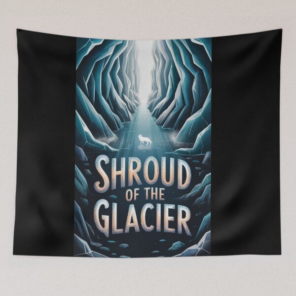 Item preview, Shroud of the Glacier Ice Wolf designed and sold by ShadowAndSlate.