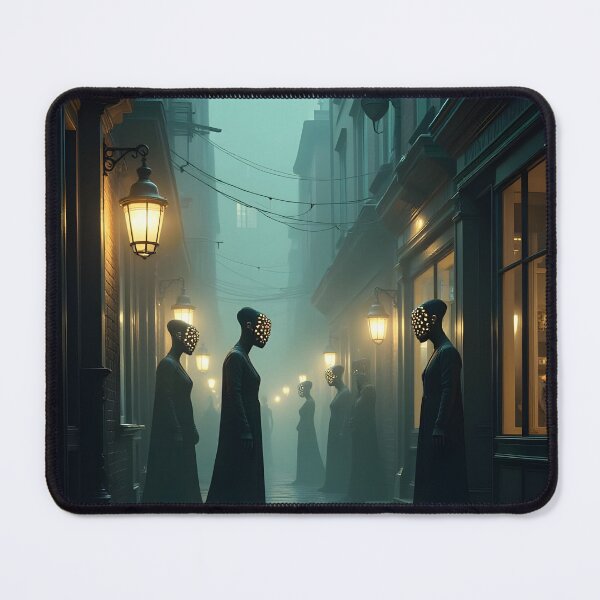 Item preview, Silent Guardians of the Misty Alley designed and sold by oanaunciuleanu.