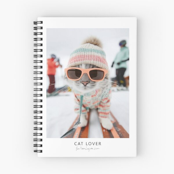 Item preview, Skiing cat designed and sold by Karen Lee J.