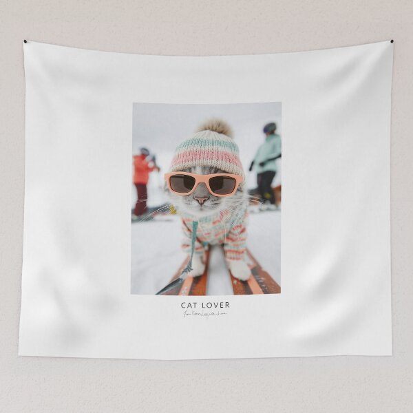 Item preview, Skiing cat designed and sold by Karen Lee J.
