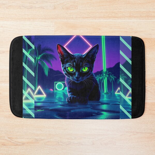 Item preview, Neon cat designed and sold by AlienButterfly.