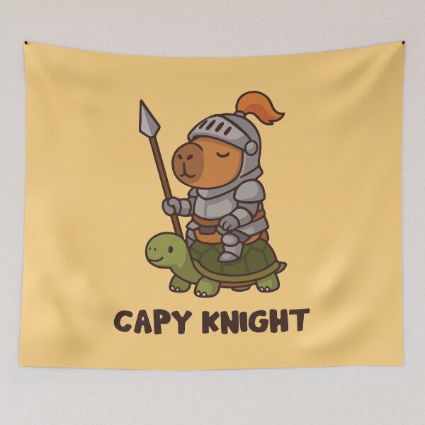 Artikelvorschau, Capy-Ritter entworfen und verkauft von RatArt Designs.