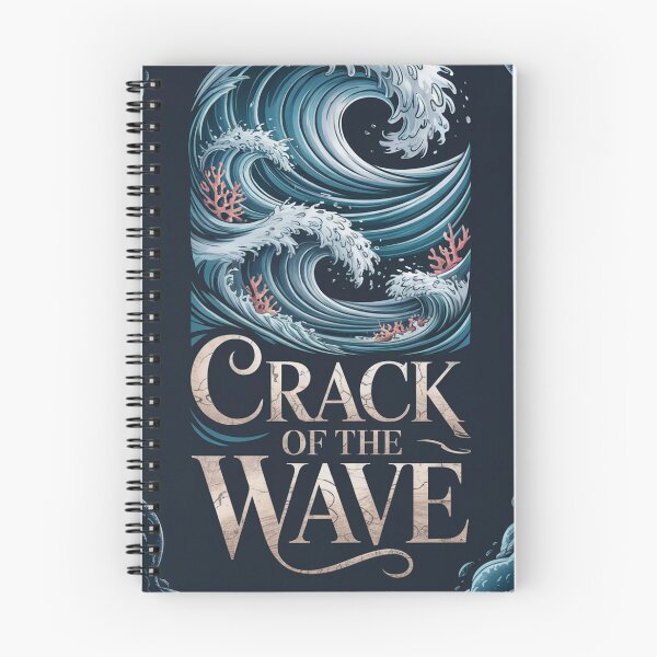 Item preview, Crack of the Wave Ocean Coral designed and sold by ShadowAndSlate.