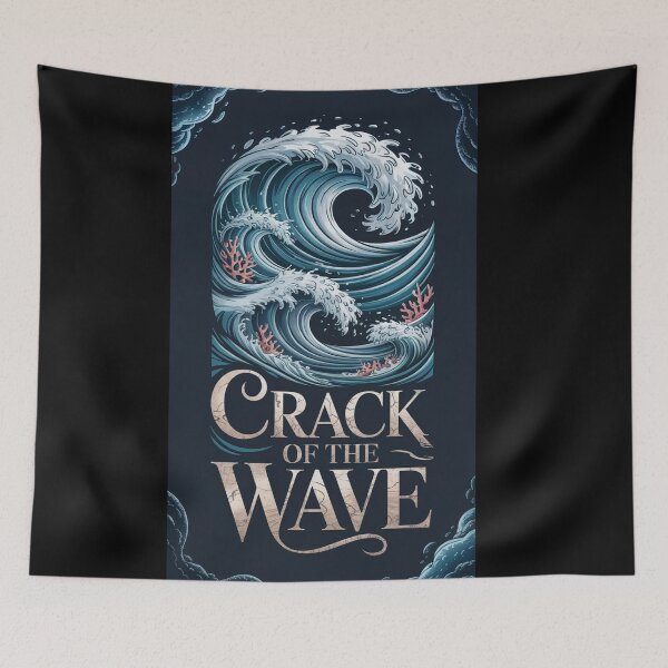 Item preview, Crack of the Wave Ocean Coral designed and sold by ShadowAndSlate.