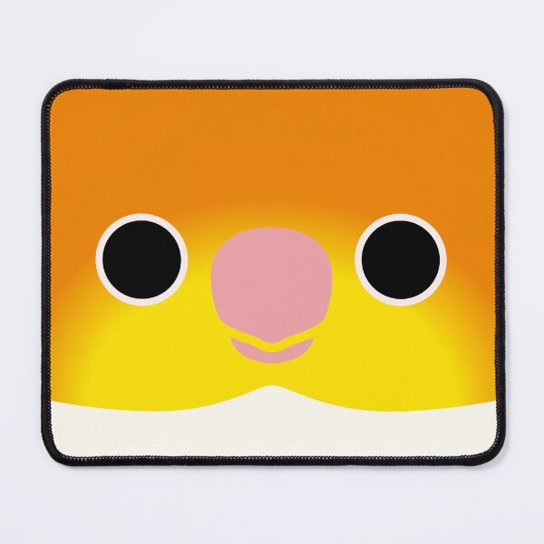 Item preview, The face of a White-bellied Caique designed and sold by INKOYADO.