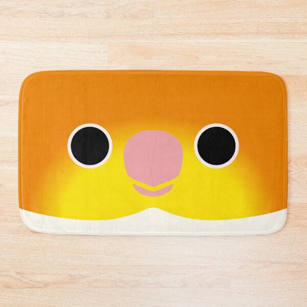 Item preview, The face of a White-bellied Caique designed and sold by INKOYADO.