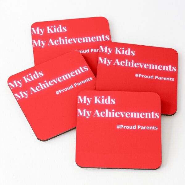 Item preview, My Kids. My Achievements. #ProudParent Shirt – Elegant Minimalist Parent Design, Female designed and sold by Lunaria Arts.