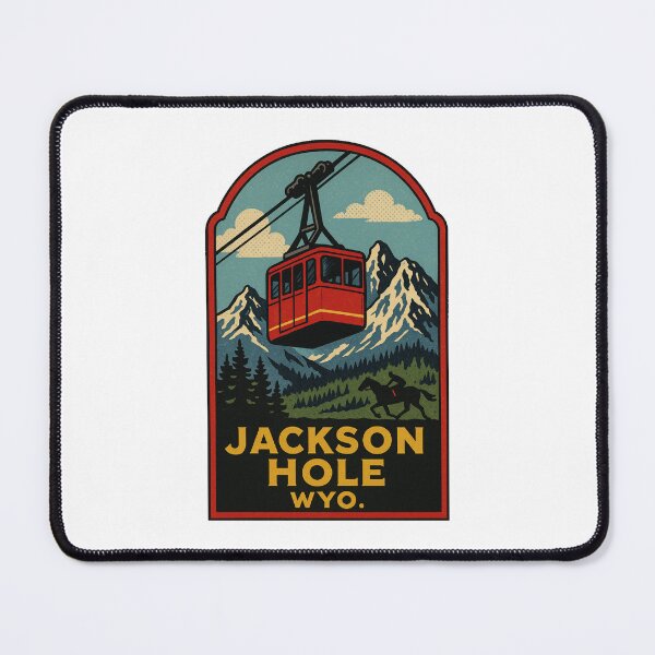 Item preview, Jackson Hole Vintage Style Decal designed and sold by Decal Mania.